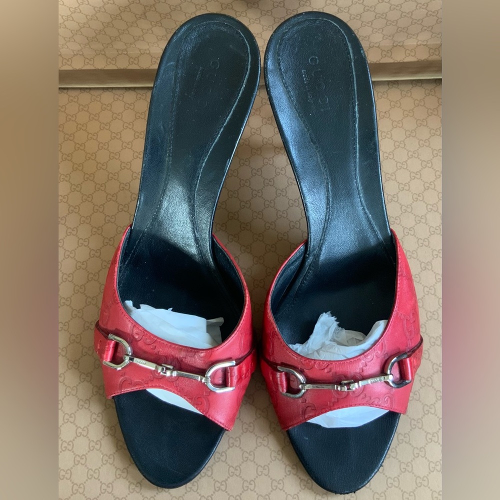 Preloved Gucci GUCCISSIMA mules